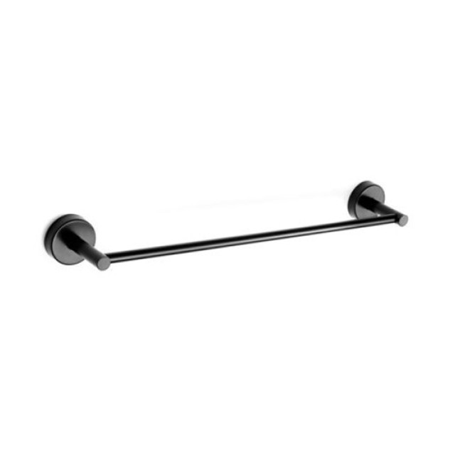 Πετσετοκρεμάστρα Nero Opaco 40cm Uno 124055 Karag