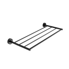 Πετσετοκρεμάστρα Ραφιέρα Nero Opaco 60cm Uno 969655 Karag