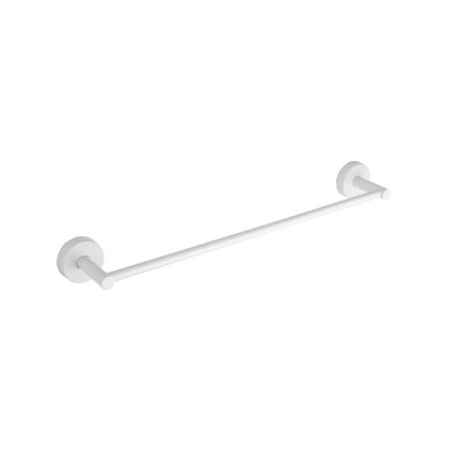 Πετσετοκρεμάστρα 50cm Bianco Opaco Uno 125066 Karag