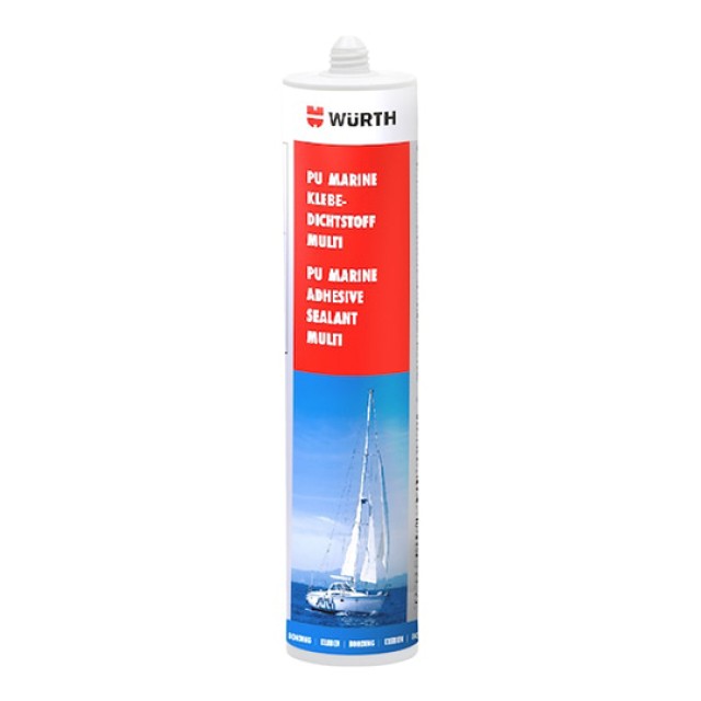 Σιλικόνη Συγκολλητική PU Marine Multi Λευκή 310ml