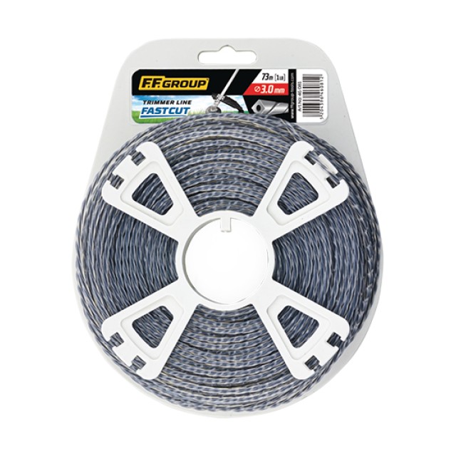 Μεσινέζα Τετράγωνη Στριφτη Fast Cut 3.30mm 15m FF Group