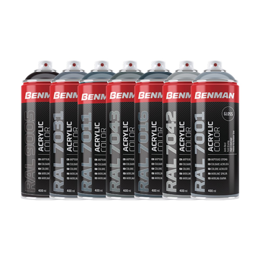 Σπρέι Ακρυλικό High Gloss Γκρι Traffic RAL7042 400ml Σπρέι Ακρυλικό High Gloss Γκρι Traffic RAL7042 400ml