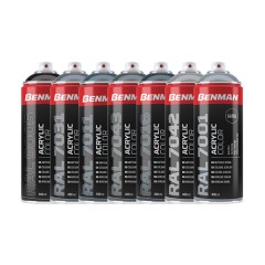 Σπρέι Ακρυλικό High Gloss Γκρι Traffic RAL7042 400ml Σπρέι Ακρυλικό High Gloss Γκρι Traffic RAL7042 400ml