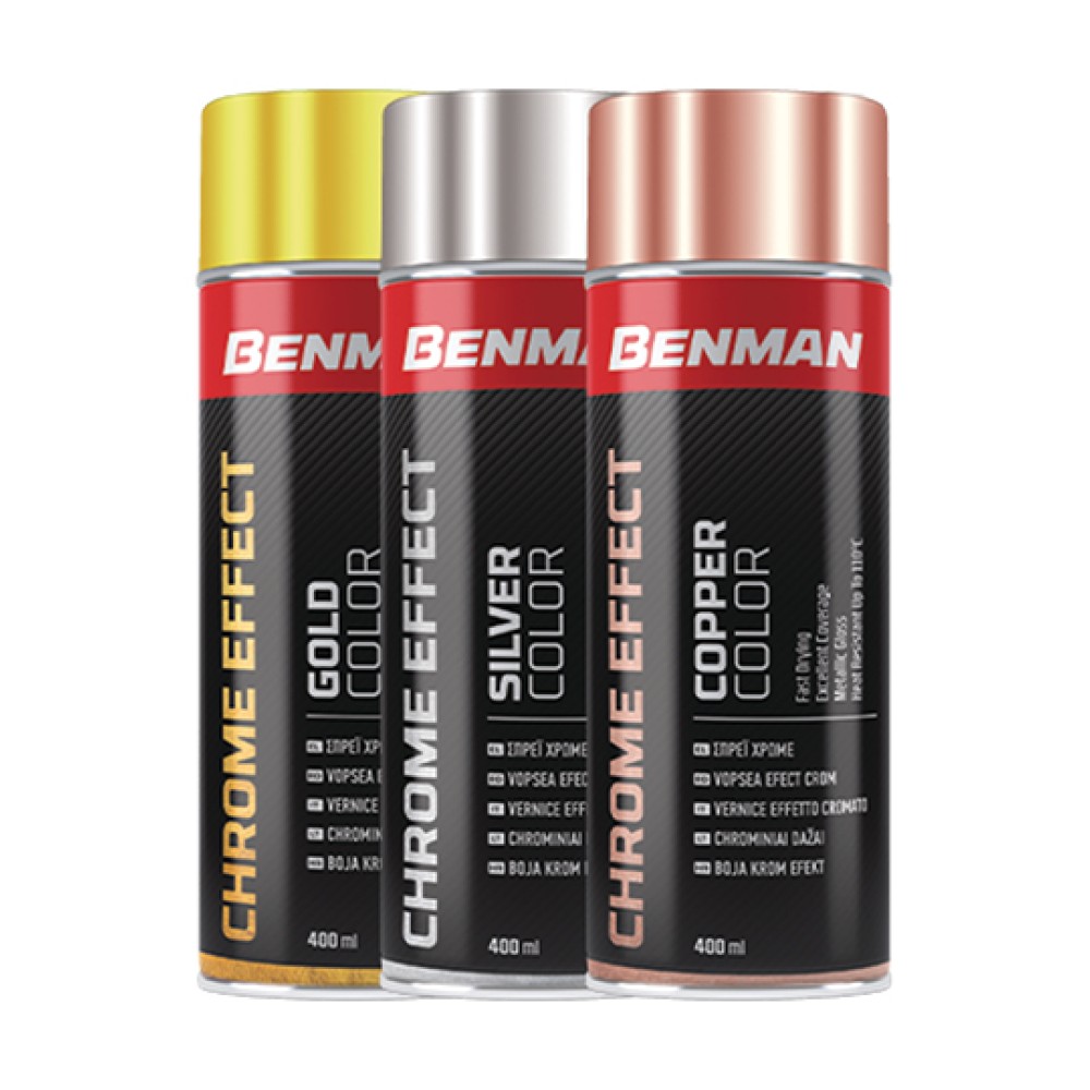 Chrome Effect Color Spray Gold 400ml Chrome Effect Color Spray Gold 400ml