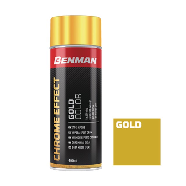 Chrome Effect Color Spray Gold 400ml