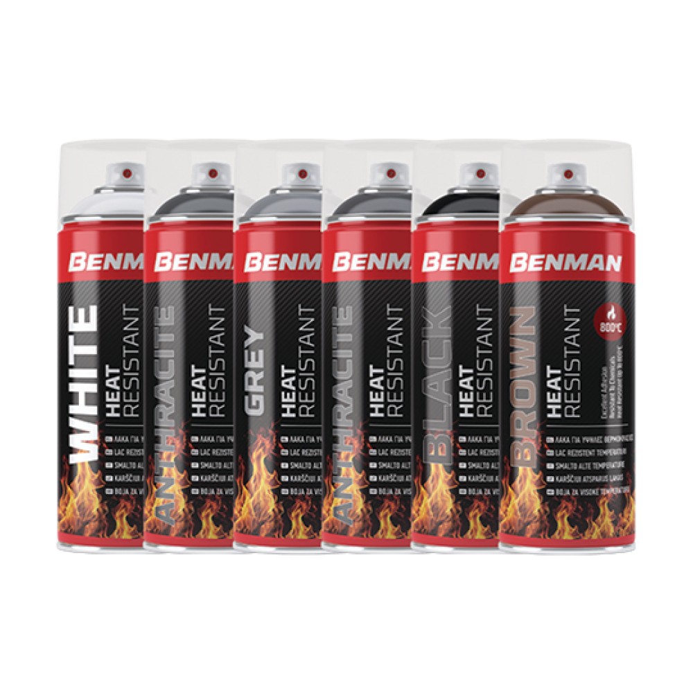 Spray Heat Resistant Lacquer 800℃ Anthracite 400 ml Spray Heat Resistant Lacquer 800℃ Anthracite 400 ml