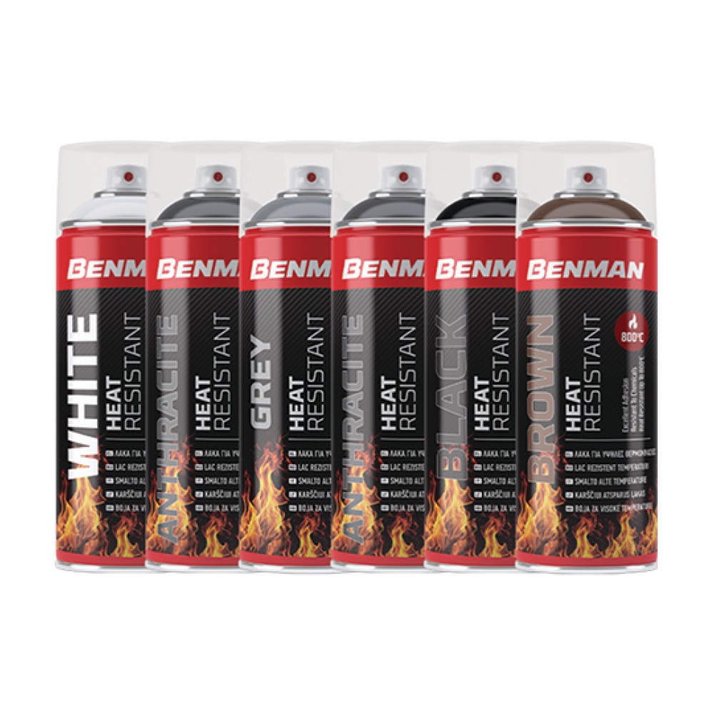 Spray Heat Resistant Lacquer 800℃ Silver 400 ml Spray Heat Resistant Lacquer 800℃ Silver 400 ml
