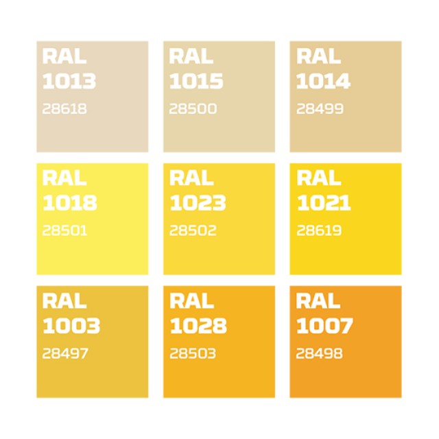 Acrylic Spray High Gloss Colza Yellow RAL1021 400ml
