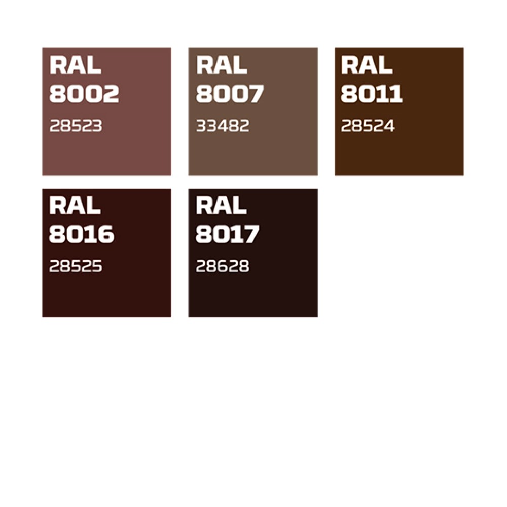 Acrylic Spray High Gloss Chocolate Brown RAL8017 400ml Acrylic Spray High Gloss Chocolate Brown RAL8017 400ml