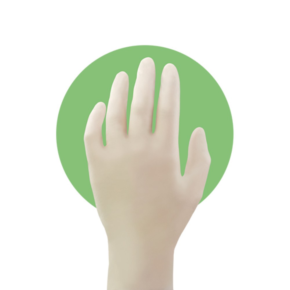 Latex Disposable White Gloves Powder Free XL 100pcs