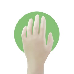 Latex Disposable White Gloves Powder Free XL 100pcs