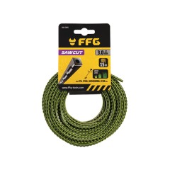 Trimmer Line Saw Cut 3.3mm Duo Core Square 45m FFG