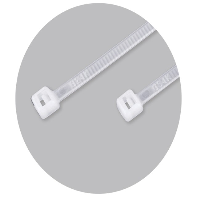 Δεματικά Καλωδίων Λευκά 2.5mm x 10cm