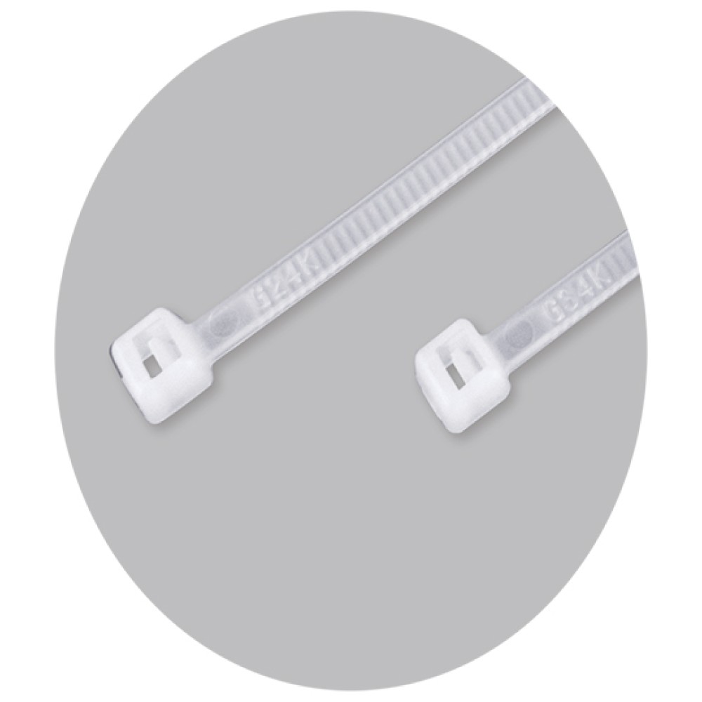 Δεματικά Καλωδίων Λευκά 3.6mm x 30cm