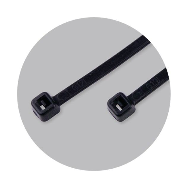 Δεματικά Καλωδίων Μαύρα 2.5mm x 14cm 