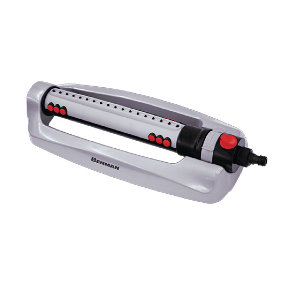 Metal Oscillating Sprinkler with 18 Spray Nozzles Benman