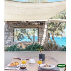 Πανί Σκίασης Τετράγωνο Εκρού 3.6x3.6m Grasher Πανί Σκίασης Τετράγωνο Εκρού 3.6x3.6m Grasher