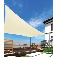 Πανί Σκίασης Τετράγωνο Εκρού 3.6x3.6m Grasher Πανί Σκίασης Τετράγωνο Εκρού 3.6x3.6m Grasher