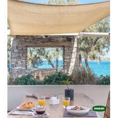 Πανί Σκίασης Τετράγωνο Μπεζ 3.6x3.6m Grasher Πανί Σκίασης Τετράγωνο Μπεζ 3.6x3.6m Grasher