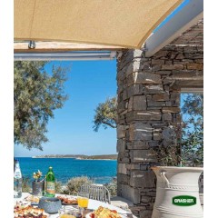 Πανί Σκίασης Τετράγωνο Μπεζ 3.6x3.6m Grasher Πανί Σκίασης Τετράγωνο Μπεζ 3.6x3.6m Grasher