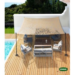 Δίχτυ Παραλλαγής Μπεζ 3x3m Grasher Δίχτυ Παραλλαγής Μπεζ 3x3m Grasher