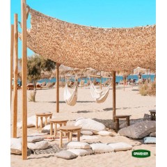 Δίχτυ Παραλλαγής Μπεζ 3x3m Grasher Δίχτυ Παραλλαγής Μπεζ 3x3m Grasher