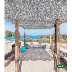 Δίχτυ Παραλλαγής Γκρι 4x6m Grasher