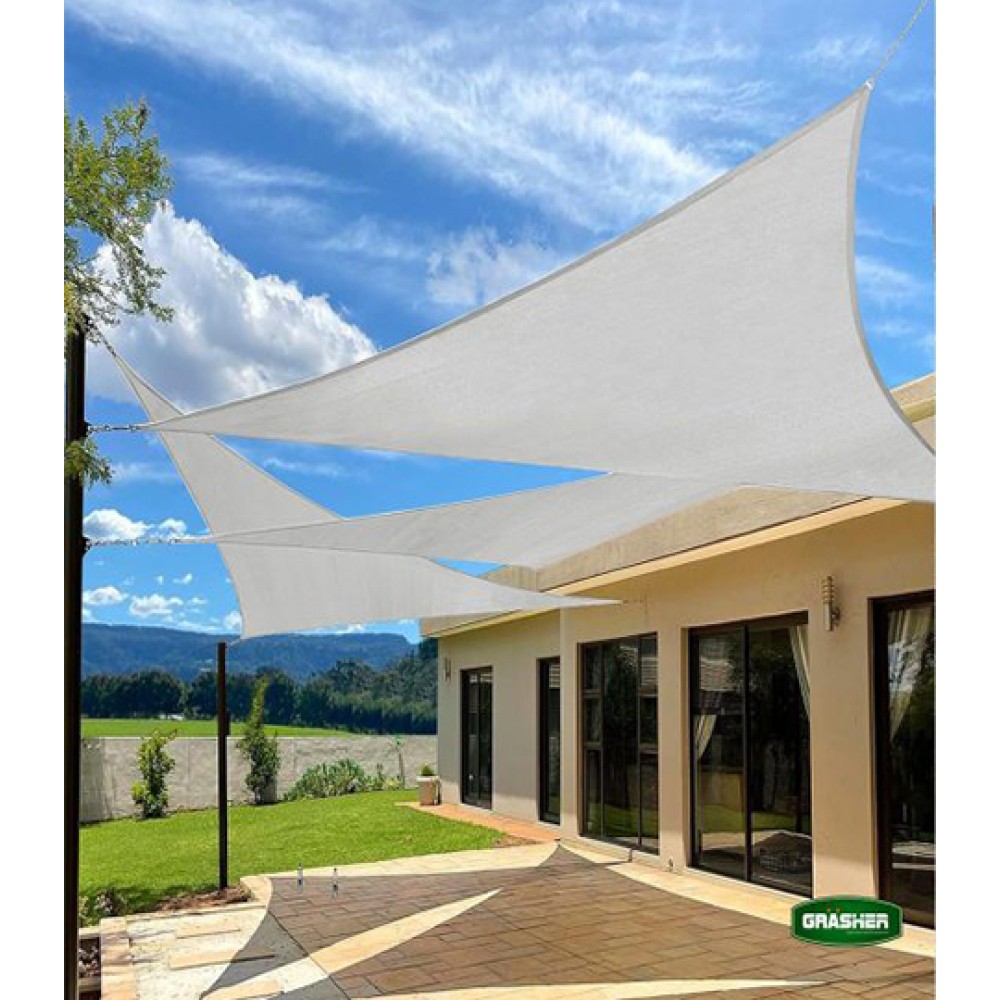 Πανί Σκίασης Τρίγωνο Γκρι 3.6x3.6x3.6m Grasher Πανί Σκίασης Τρίγωνο Γκρι 3.6x3.6x3.6m Grasher
