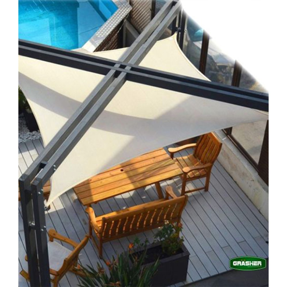 Πανί Σκίασης Ορθογώνιο Εκρού 3x4m Grasher Πανί Σκίασης Ορθογώνιο Εκρού 3x4m Grasher