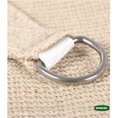 Rectangular Sun Shade Sail Off White 4x6m Grasher