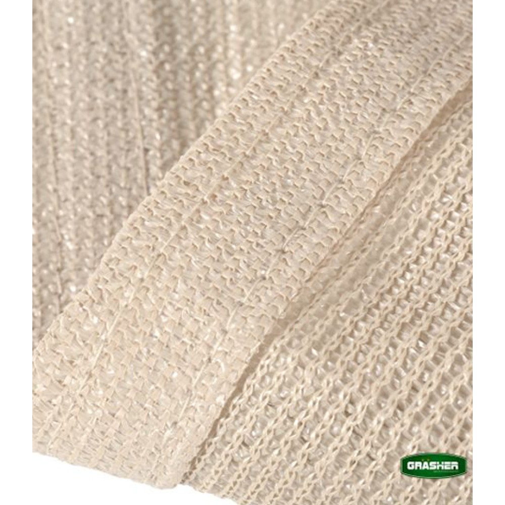 Rectangular Sun Shade Sail Off White 4x6m Grasher