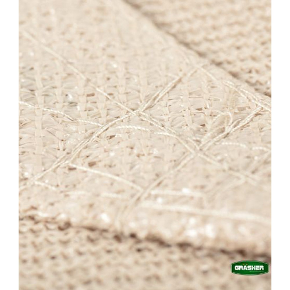 Rectangular Sun Shade Sail Off White 4x6m Grasher