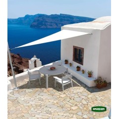 Πανί Σκίασης Τρίγωνο Λευκό 3.6x3.6x3.6m Grasher Πανί Σκίασης Τρίγωνο Λευκό 3.6x3.6x3.6m Grasher