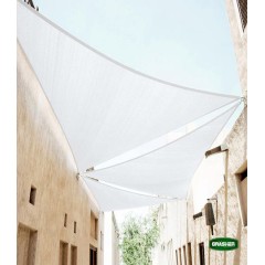 Πανί Σκίασης Τρίγωνο Λευκό 3.6x3.6x3.6m Grasher Πανί Σκίασης Τρίγωνο Λευκό 3.6x3.6x3.6m Grasher
