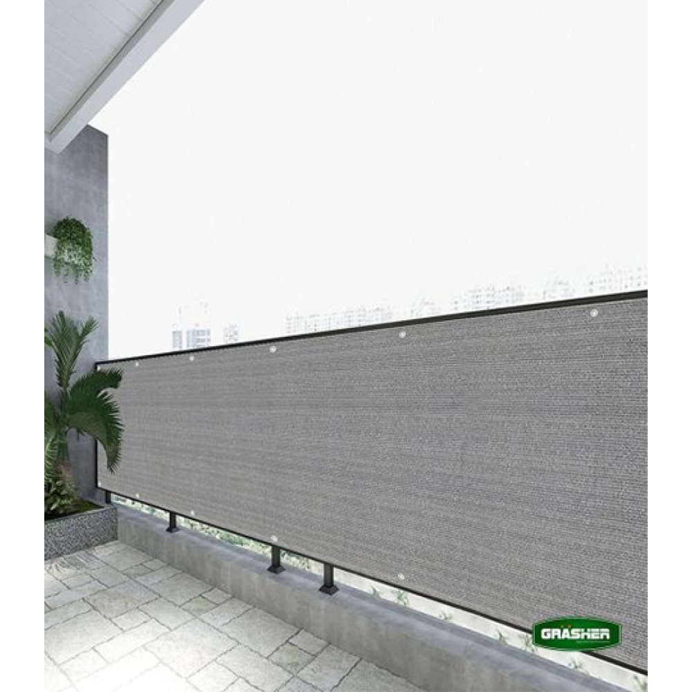 Διαχωριστικό Σκίασης Γκρι 1.20x6m Grasher Διαχωριστικό Σκίασης Γκρι 1.20x6m Grasher