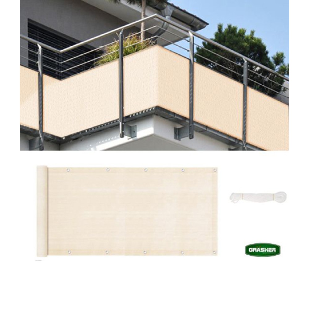 Διαχωριστικό Σκίασης Εκρού 1.20x6m Grasher Διαχωριστικό Σκίασης Εκρού 1.20x6m Grasher