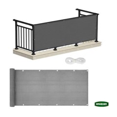 Διαχωριστικό Σκίασης Γκρι 1.50x6m Grasher Διαχωριστικό Σκίασης Γκρι 1.50x6m Grasher