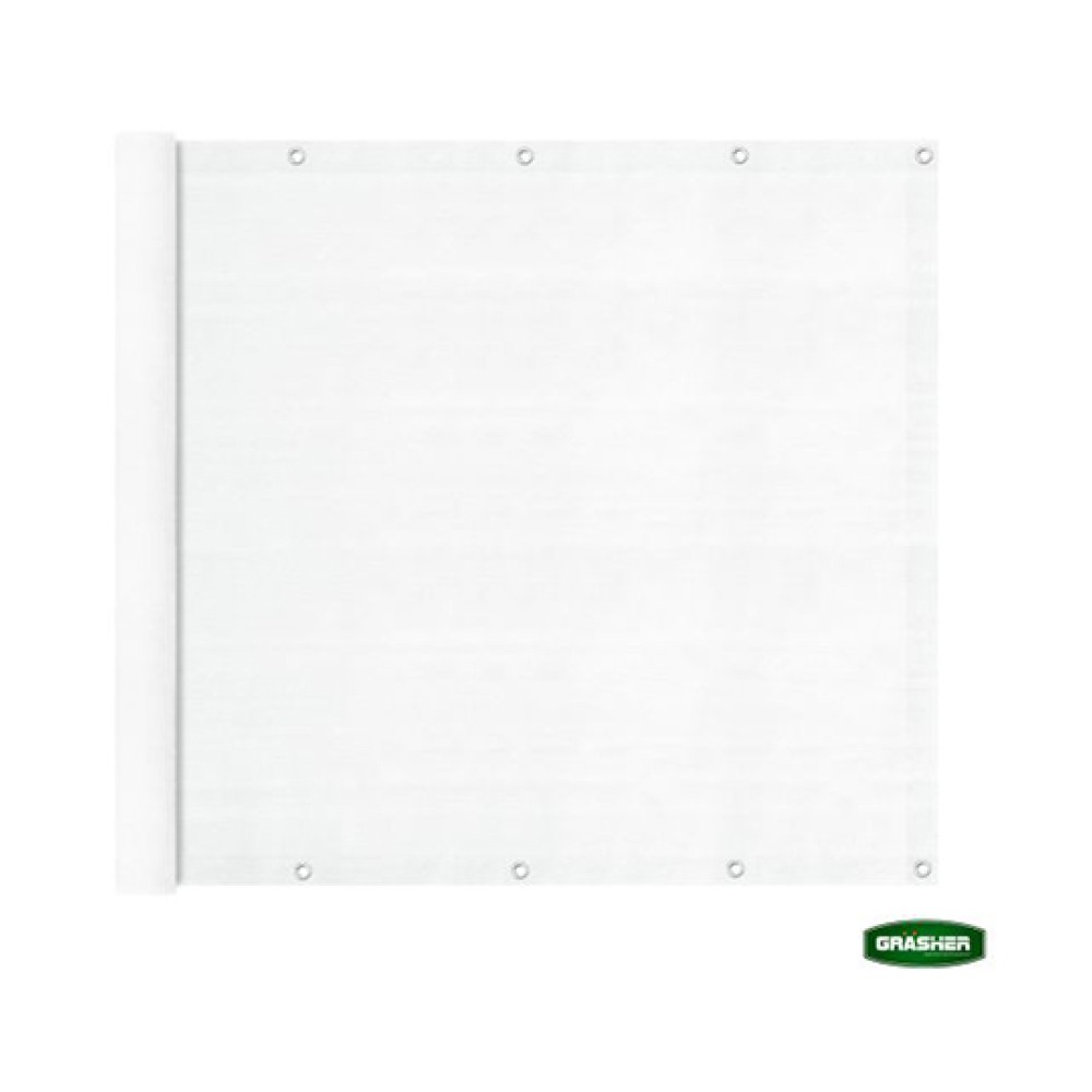 Διαχωριστικό Σκίασης Λευκό 1.50x6m Grasher