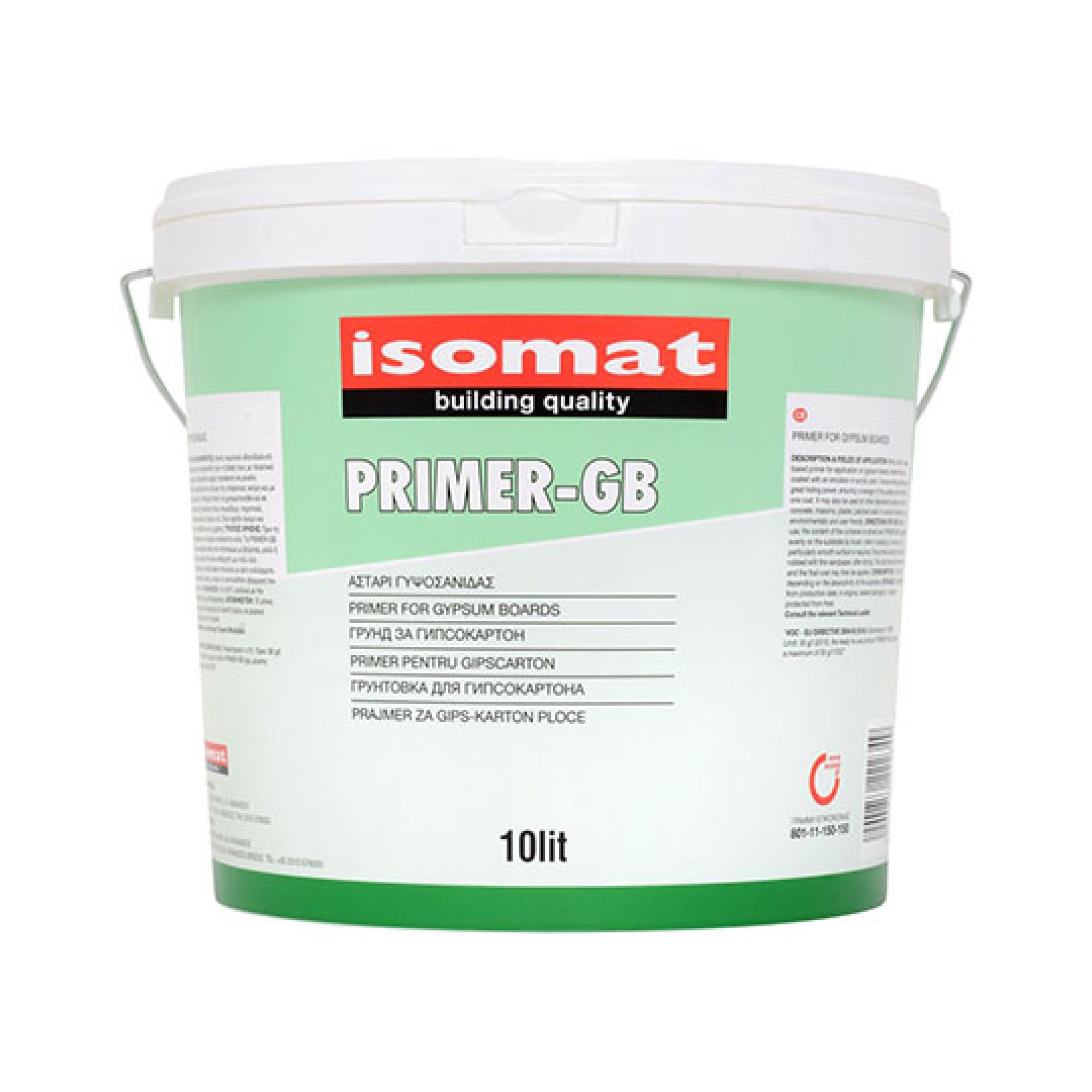 Isomat Primer-GB Gypsum Board Primer White 10L