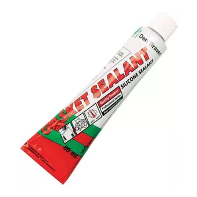 Σιλικόνη για Φλάτζες Gasket-Sealant Κόκκινη 80ml Den Braven