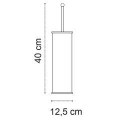 Πιγκάλ Δαπέδου Μπρούτζινο Cromo GA-1213 Karag