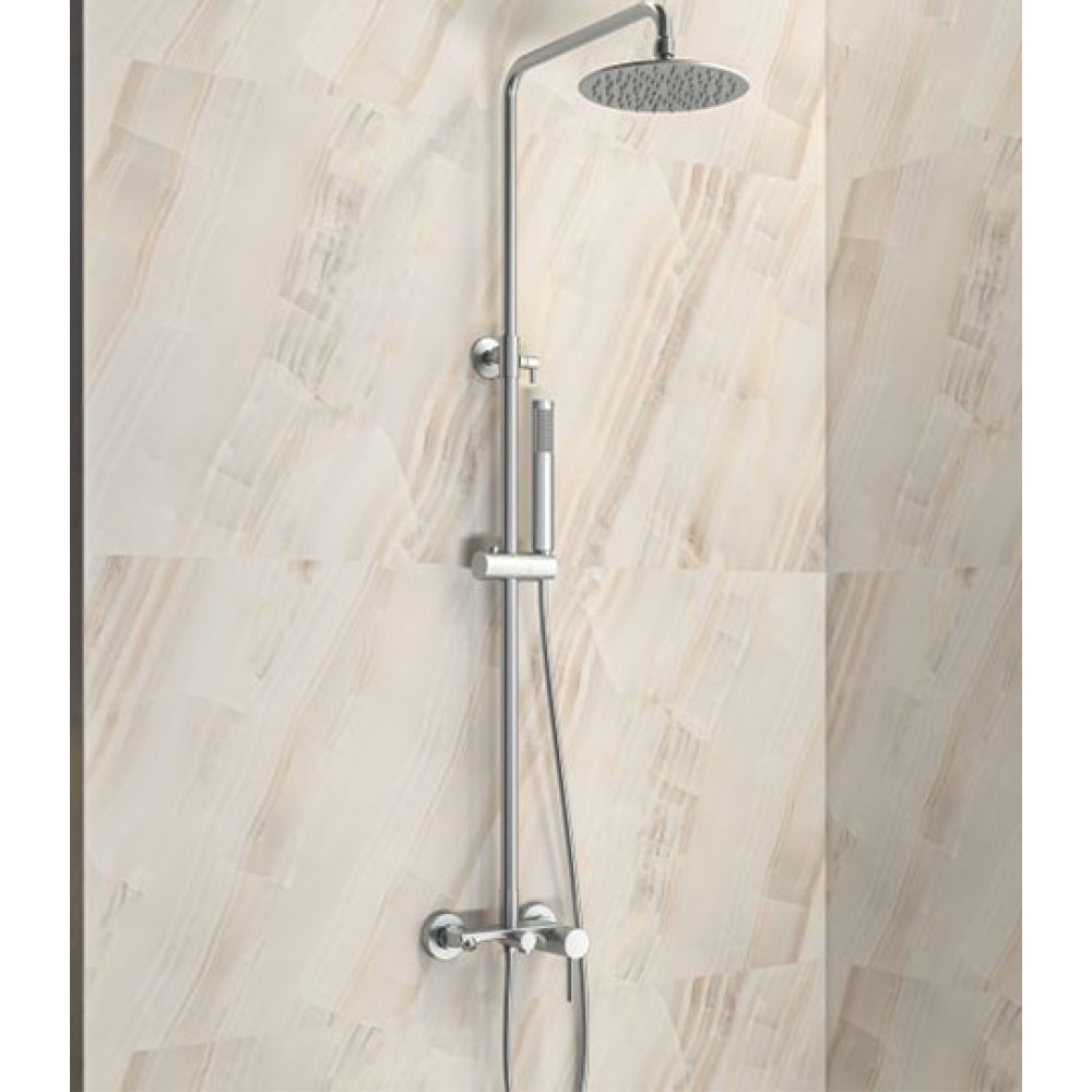 Στήλη Ντους Artemis Satinato SO551B-S Satin με Μπαταρία και Ρουξούνι Karag