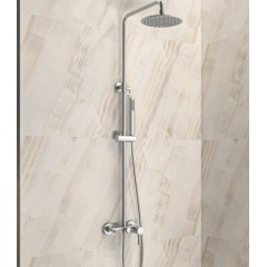 Στήλη Ντους Artemis Satinato SO551B-S Satin με Μπαταρία και Ρουξούνι Karag