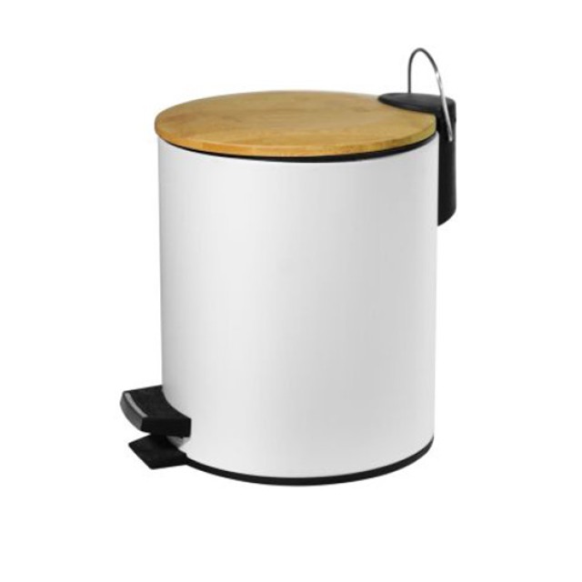 Χαρτοδοχείο 5Lt Bamboo Bianco Opaco 1555 Karag