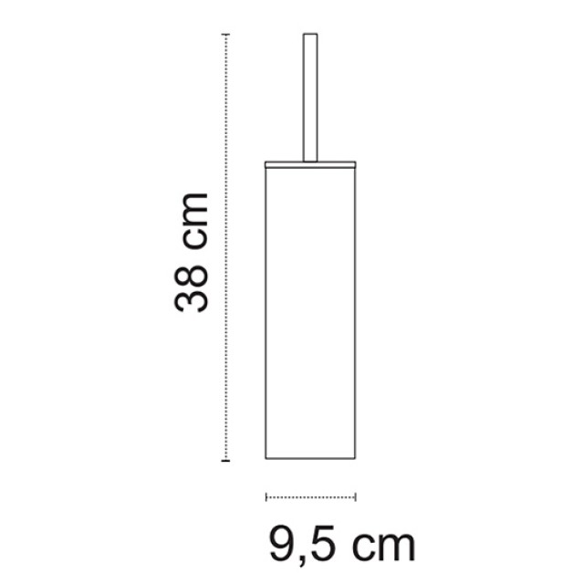 Πιγκάλ Δαπέδου Bamboo Μαύρο Ματ 1558 Karag