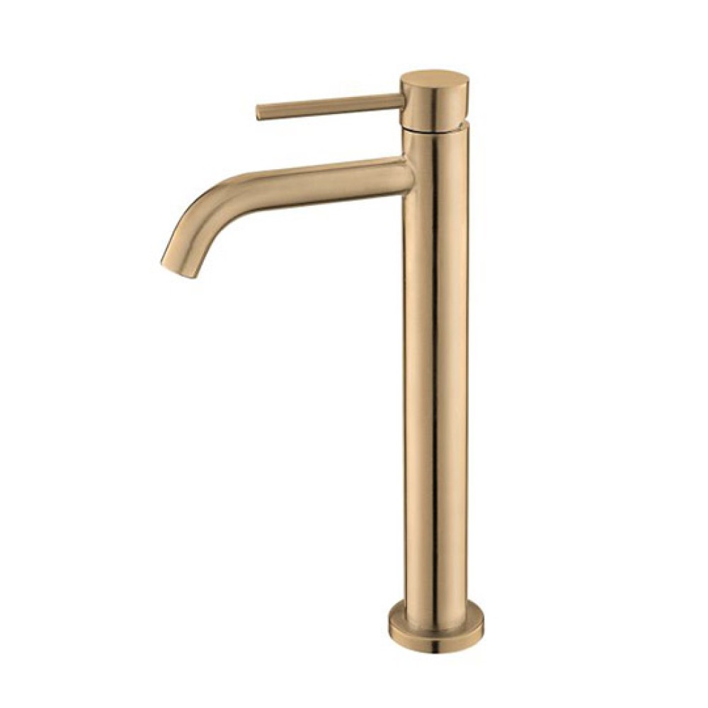 Μπαταρία Νιπτήρα Ψηλή Rose Gold Artemis Karag