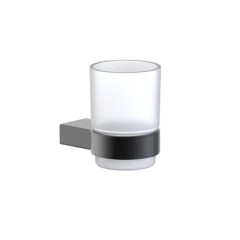 Ποτηροθήκη Μπάνιου Gun Metal Artemis A0350745 Karag