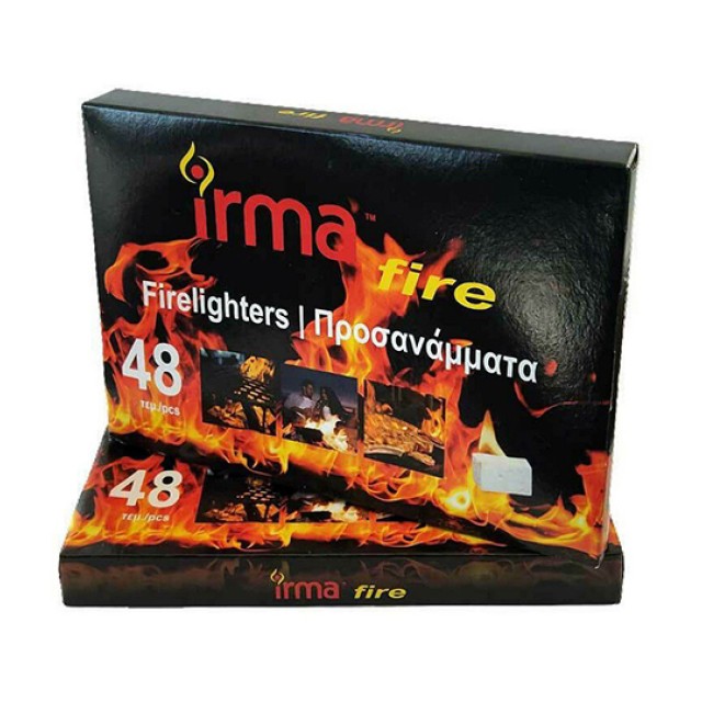 Kerosene Firelighter White Irma Fire 48 Cubes