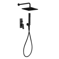 Στήλη Ντους Εντοιχισμού NAX 16010 N Black Matt Tema