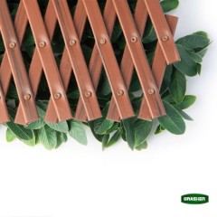 Φυλλωσιά Συνθετική με Πέργκολα PVC Πράσινη Ανοιχτή Δίχρωμη 0.90x1.80m Grasher